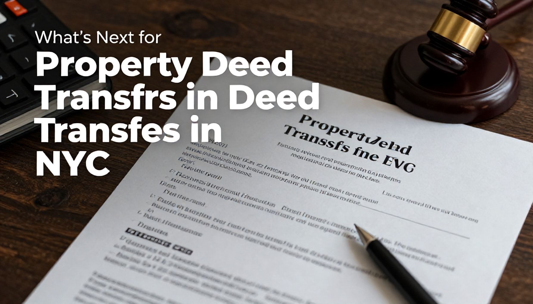 What's Next for Property Deed Transfers in NYC