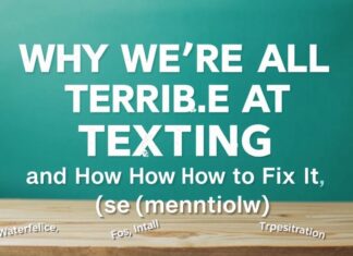 Why We’re All Terrible at Texting and How to Fix It (Sort Of) Why We're All Terrible at Texting and How to Fix It (Somewhat)